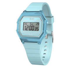 Ice-Watch - ICE digit retro Verdigris - Blauw dameshorloge met kunststof band - 022069 (Small