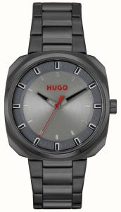 Hugo #Shrill Mens Watch with Grey Dial and Grey Bracelet 1530311