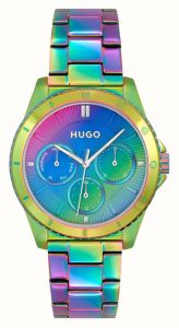 HUGO Ladies Watch with Multi Coloured Dial and Strap 1540160