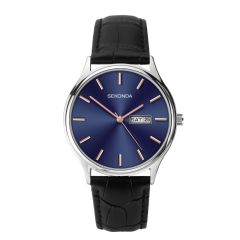 Sekonda Mens Watch with Blue Dial and Black Strap 1701