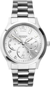 Sekonda Classic Mens Watch with Silver Dial and Silver Bracelet 1740