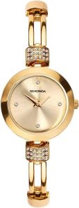 Sekonda Ladies Watch with Gold Dial and Gold Bracelet 2799 