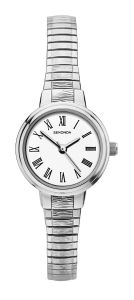 Sekonda Womens Expander Watch with White Dial and Silver Stainless Steel Strap 2879