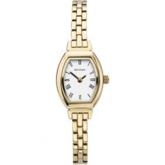 Sekonda Ladies Classic Watch with White Dial and Gold Bracelet 2967