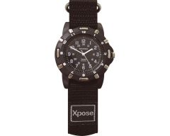 Sekonda Xpose Unisex Watch with Black Dial And Black Nylon Strap 3928