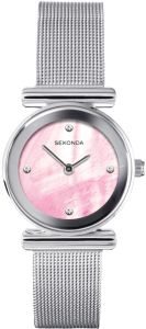 Sekonda Ladies Watch with Pink Mother of Pearl Dial and Milanese Strap 40347