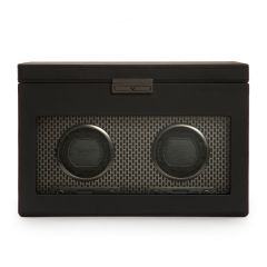 Wolf Axis Double Watch Winder with Storage 469303
