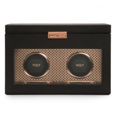 Wolf Axis Double Watch Winder with Storage 469316