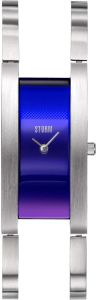 STORM ZATYA Lazer Blue Ladies Watch with Blue Dial and Silver Bracelet 47451/LB