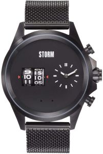 Storm Kombitron Mens Watch with Black Milanese Strap and Black Dial 47466/SL