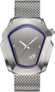 Storm Cyrex Silver Gents Watch with Gold Dial 47488/S
