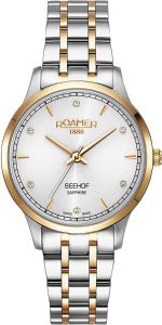 Roamer Seehof Ladies Watch with Silver Dial and Two Tone Bracelet 509847 47 10 20