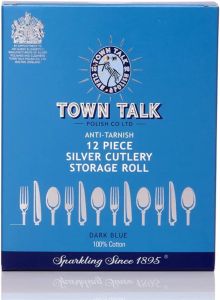 Town Talk 12 piece Silver Cutlery Storage Roll