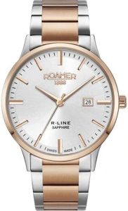 Roamer Mens Watch with Silver Dial and Two Tone Stainless Steel Strap 718833 47 15 70