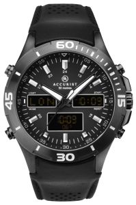 Accurist Gents Analogue And Digital World Time Watch 7192