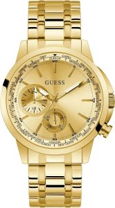 Guess Mens Watch with Gold Dial and Gold Bracelet GW0490G2