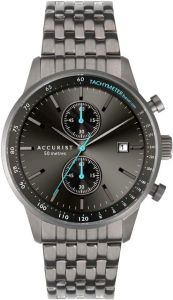 Accurist Mens Watch with Grey Dial and Grey Bracelet 7312 