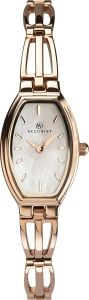 Accurist Classic Ladies Watch with Mother of Pearl Dial and Rose Gold Bracelet 8280
