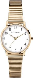 Accurist Classic Ladies Watch with Easy Read Dial and Gold Bracelet 8369