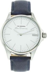 Ben Sherman Mens Watch with White Dial and Blue Strap BS066U