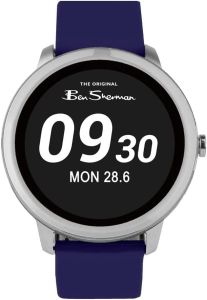 Ben Sherman Mens Smart Watch with Navy Silicone Strap BS087U