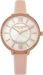 Daisy Dixon Bella Ladies Watch with Pink Leather Strap DD088PRG
