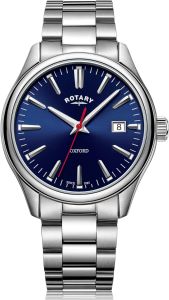 Rotary Gents Watch with Blue Dial and Stainless Steel Bracelet GB05092/53