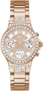 GUESS Ladies Watch with Glitz Dial and Rose Gold Bracelet GW0320L3