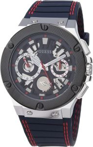 Guess Mens Watch with Blue Silicone Strap GW0487G1