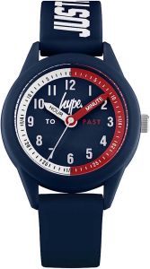 Hype Kids Time Teacher Watch with Blue Dial and Silicone Strap HYK001U
