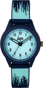Hype Kids Watch with Blue Dial and Blue Silicone Strap HYK019U