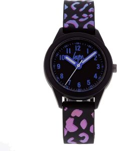 Hype Kids Watch with Black Rainbow  Silicone Strap and Black Dial HYK023BP