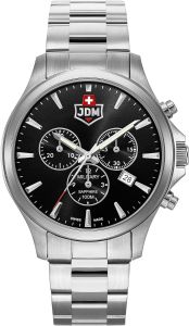 JDM Military Mens Chronograph Watch with Black Dial JDM-WG002-01
