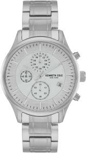 Kenneth Cole Mens Watch with Silver Dial and Silver Bracelet KC50956001
