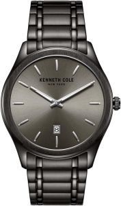 Kenneth Cole Mens Watch with Grey Dial and Gunmetal Strap KC51117002