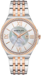 Kenneth Cole Ladies Watch with Two Tone Bracelet KCWLH2105303