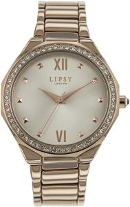 Lipsy Ladies Watch with Champagne Dial and Rose Gold Bracelet LP897