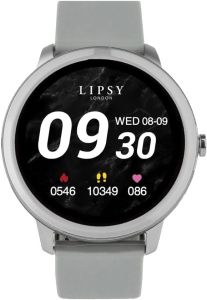 Lipsy Ladies Smartwatch with Silver Silicone Strap LP938