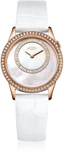 Rotary Ladies Watch with White Leather Strap LS00654/07