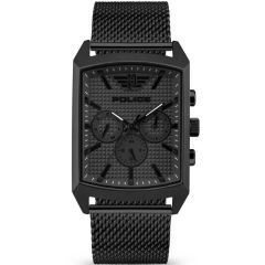 Police Mens Watch with Black Dial and Black Milanese Strap PEWJK2204804