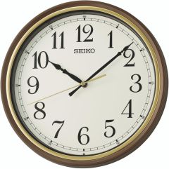 Seiko Clocks Wall Clock with Cream Dial QHA008B