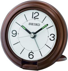 Seiko Brown Travel Alarm Clock QHT012B