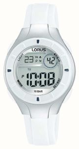 Lorus Kids Digital Watch with White Resin Strap R2349PX9