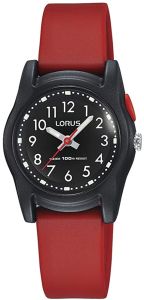 Lorus Unisex's Analogue Watch with Red Silicone Strap R2381MX9