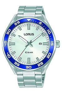 Lorus Mens Watch with Silver Dial and Stainless Steel Strap RH939NX9