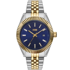 Storm Roxton Gold Blue Mens Watch with Blue Dial 47532/GD/B
