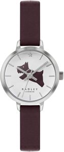 Ladies Radley Watch with White Dial and Purple Leather Strap RY21027A