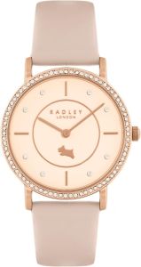 Radley Ladies Watch with Rose Gold Dial and Pink Leather Strap RY21632A-SET