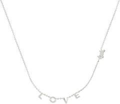 RADLEY Ladies Silver Plated Love Word Charm Necklace RYJ2399S