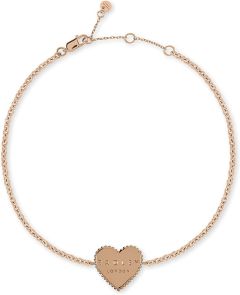 Radley Fall In Love Ladies Rose Gold Engraved Heart Bracelet RYJ3076